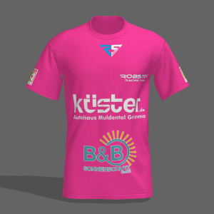 Robstev – Racing T-Shirt Pink